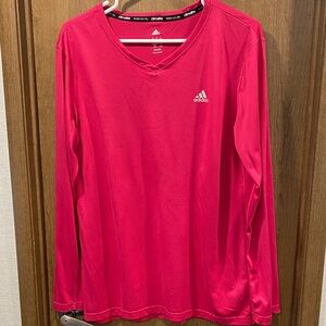 ADIDAS Pink Climalite Long Sleeve Top